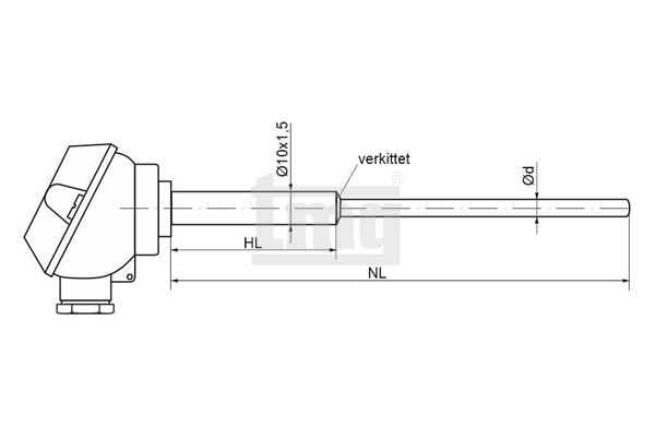 Skizze Thermometer fuer Hochtemperatur Anwendungen TP5u6